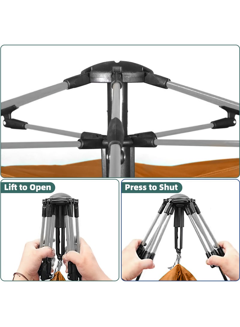 واكيمي خيمة قبة لشخصين - مأوى سهل التركيب مع غطاء مطر وحقيبة حمل للتخييم - Image 5