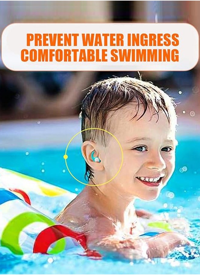 Generic - Ear Plugs for children– Ultra-Comfy Reusable Noise-Reducing Earplugs For Study Sleep  Deep Focus  Swimming   Noise Sensitivity Flexible Hearing Protection  Customizable Fit  24dB (SNR) Noise Reduction - Image 1