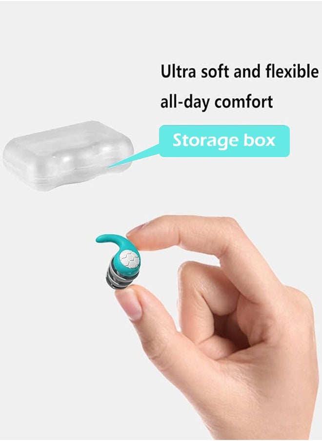 Generic - Ear Plugs for children– Ultra-Comfy Reusable Noise-Reducing Earplugs For Study Sleep  Deep Focus  Swimming   Noise Sensitivity Flexible Hearing Protection  Customizable Fit  24dB (SNR) Noise Reduction - Image 1