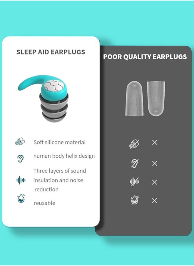 Generic - Ear Plugs for children– Ultra-Comfy Reusable Noise-Reducing Earplugs For Study Sleep  Deep Focus  Swimming   Noise Sensitivity Flexible Hearing Protection  Customizable Fit  24dB (SNR) Noise Reduction - Image 1