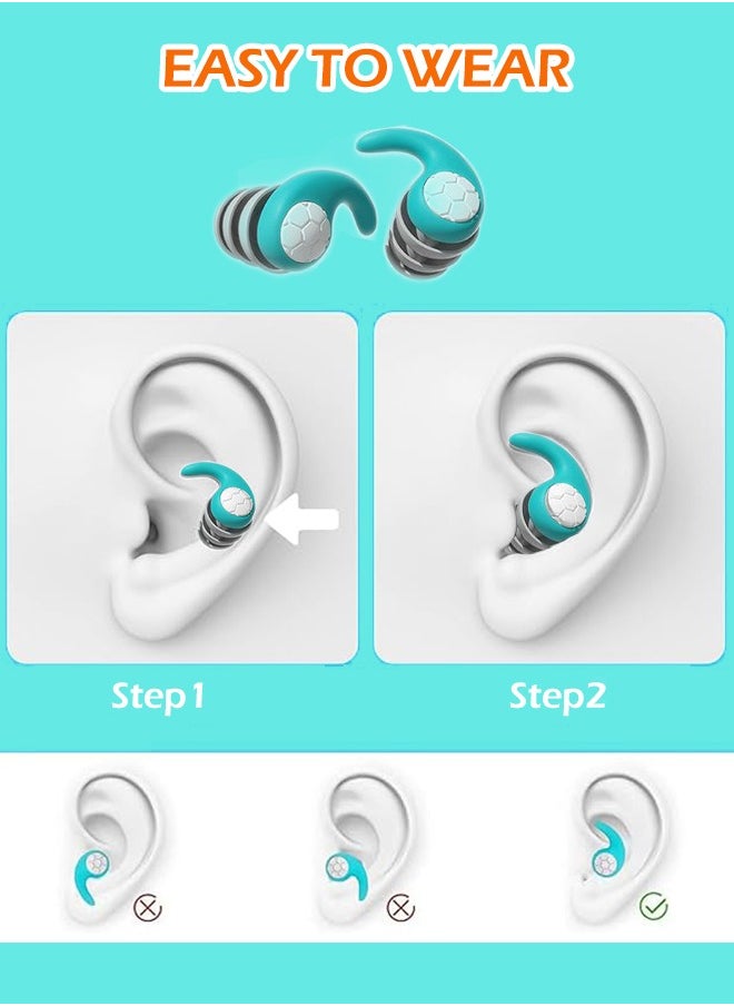 Generic - Ear Plugs for children– Ultra-Comfy Reusable Noise-Reducing Earplugs For Study Sleep  Deep Focus  Swimming   Noise Sensitivity Flexible Hearing Protection  Customizable Fit  24dB (SNR) Noise Reduction - Image 1
