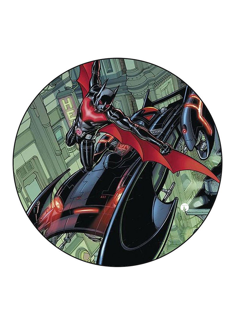 RKN Batman Printed Mouse Pad Round  Multicolour