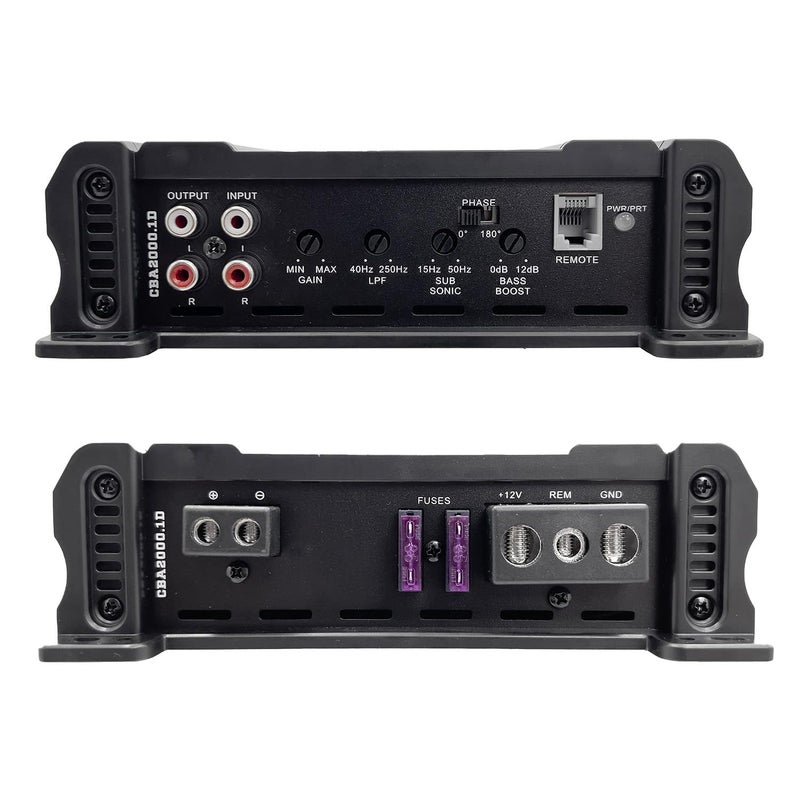 ORION CBA2000.1D Amp 2000W Max Amplifier + COKIT4 4GA Wiring Kit Combo for Car Audio VC Systems - Image 3