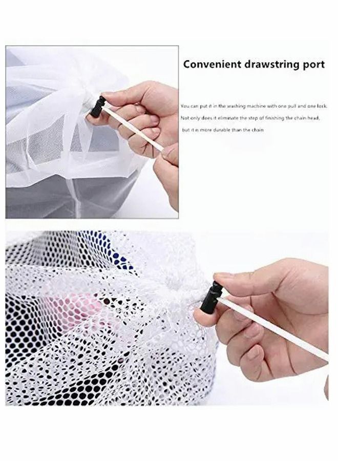 Y&D Mesh Laundry Bag with Drawstring,19.6×27.5 inch Large Bags  - Image 5
