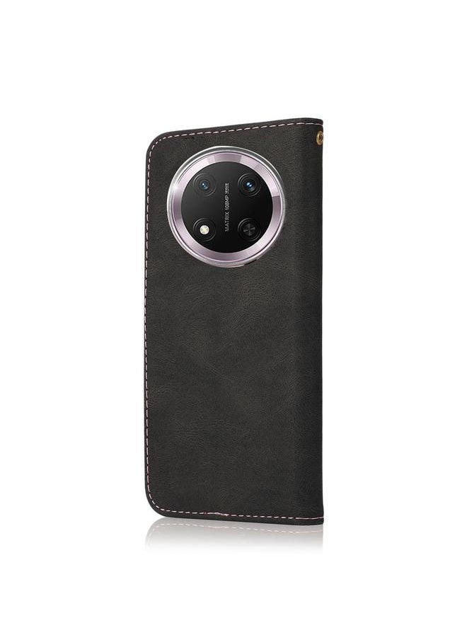 Zaboon Case For Honor X9C Dual-color Stitching Leather Phone Case  - Image 3