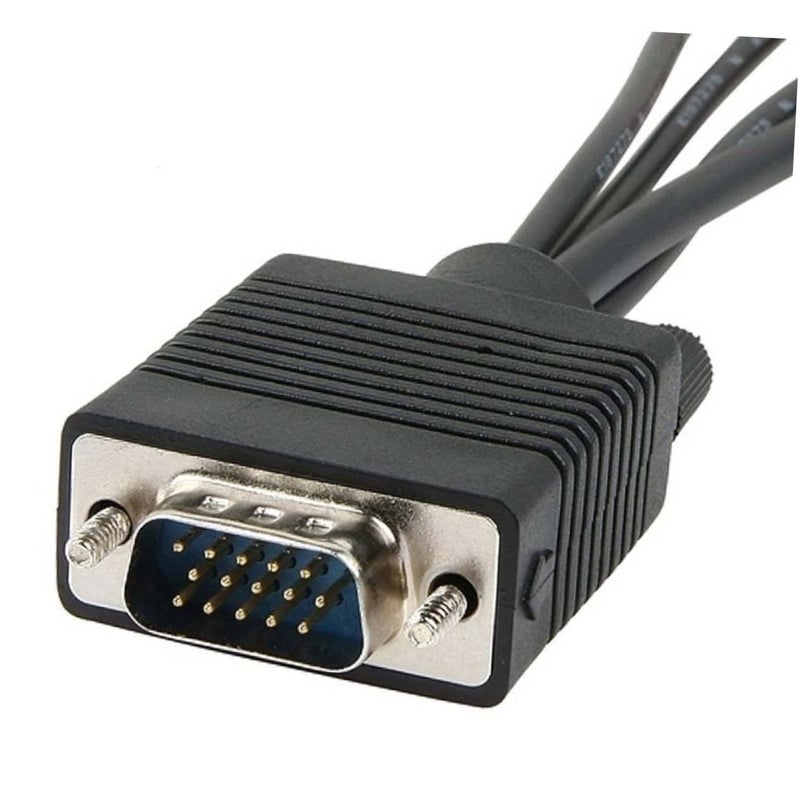 VGA to S-Video Adapter Cable 2 Pack for Laptop Desktop TV Out Connection - Image 4