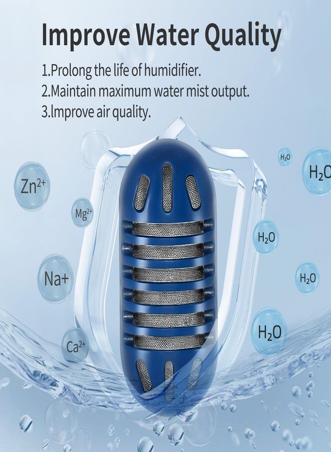 SOMEWAYTOP 12-Pack Demineralization Cartridge for Humidifier Compatible with HoMedics Total-Comfort Ultrasonic Humidifier Demineralizer Tablets Filter Replacement for Water Decalcification, Remove Odor - Image 4