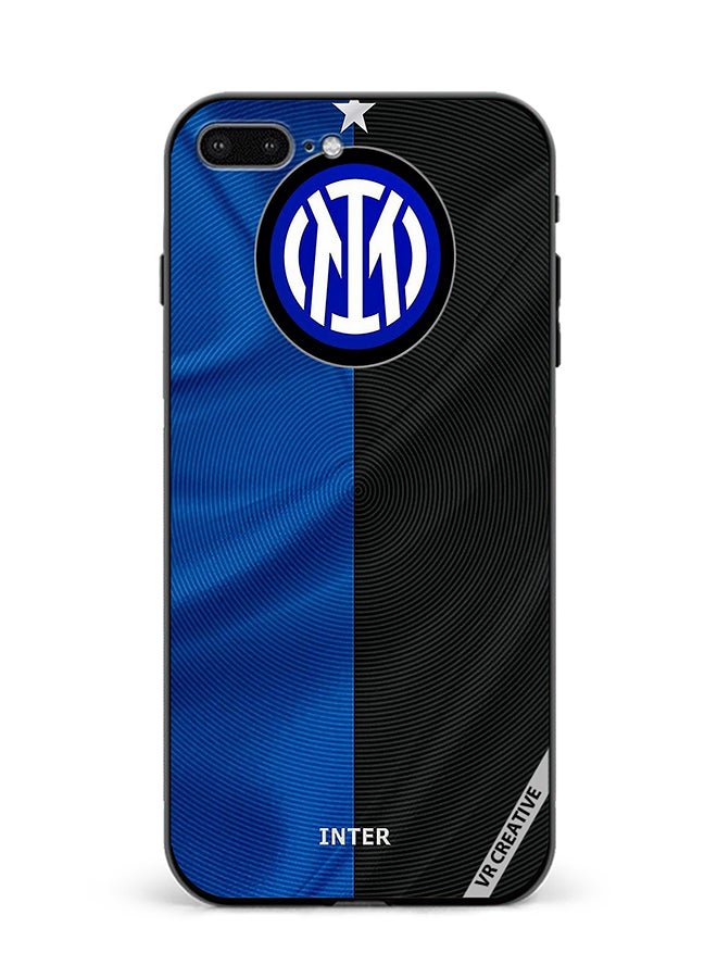VR CREATIVE Protective Case Cover For Apple iPhone 7 Plus/8 Plus Inter Milan Logo Design Multicolour - Image 1