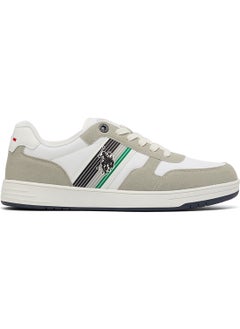 U.S. Polo Assn. Men's White Low-Top Sneakers - Lightweight Lace-Up Design, Comfortable for Everyday Outfits  - Image 1