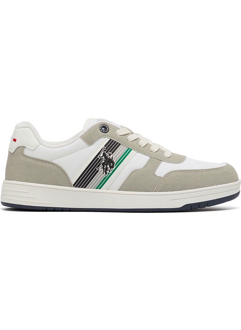U.S. Polo Assn. - Men's White Low-Top Sneakers - Lightweight Lace-Up Design, Comfortable for Everyday Outfits - Image 1