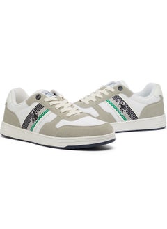 U.S. Polo Assn. Men's White Low-Top Sneakers - Lightweight Lace-Up Design, Comfortable for Everyday Outfits  - Image 3