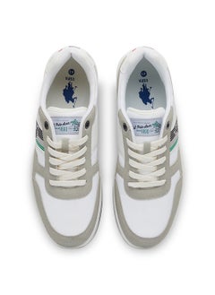 U.S. Polo Assn. Men's White Low-Top Sneakers - Lightweight Lace-Up Design, Comfortable for Everyday Outfits  - Image 4