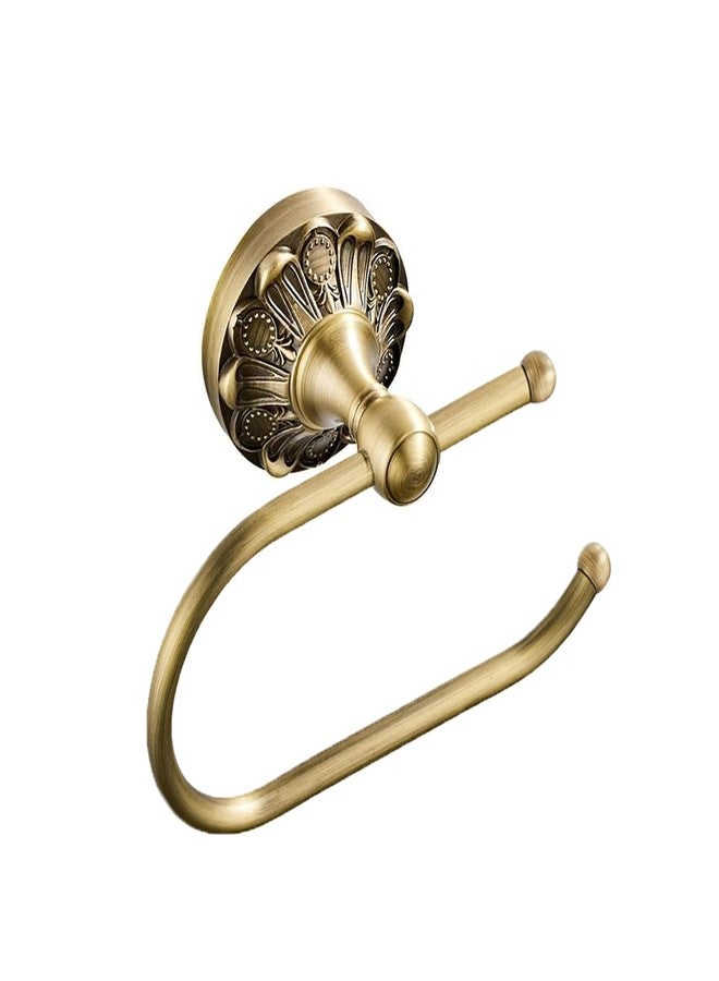Celbon Brused Bronze Toilet Paper Holder Wall Mounted 18.5cm/7.28'' Antique Brass Tissue and Towel Holder for Bathroom or Kitchen Room Vintage Design (Brush Bronze) - Image 1