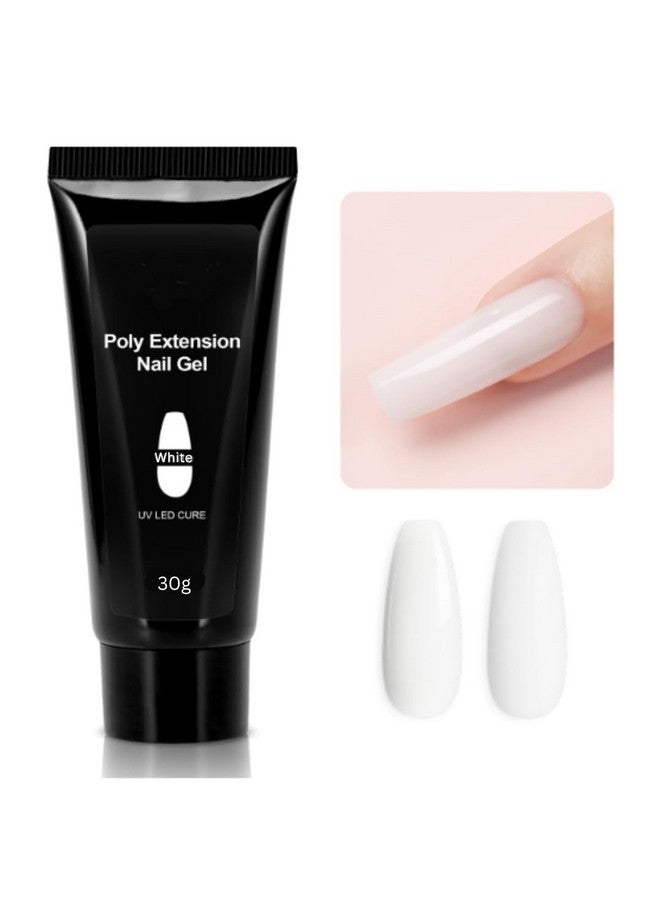 NPAH Professional Poly Nail Gel Extension Kit for Builder Gel UV Nail Art Kit, Nail Extension Set (5 Items in the set) (WHITE) - Image 4