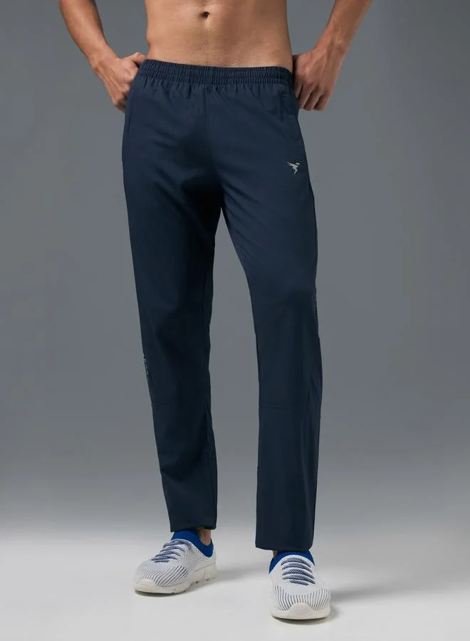 Technosport Men Solid Slim Fit Sports Track Pants