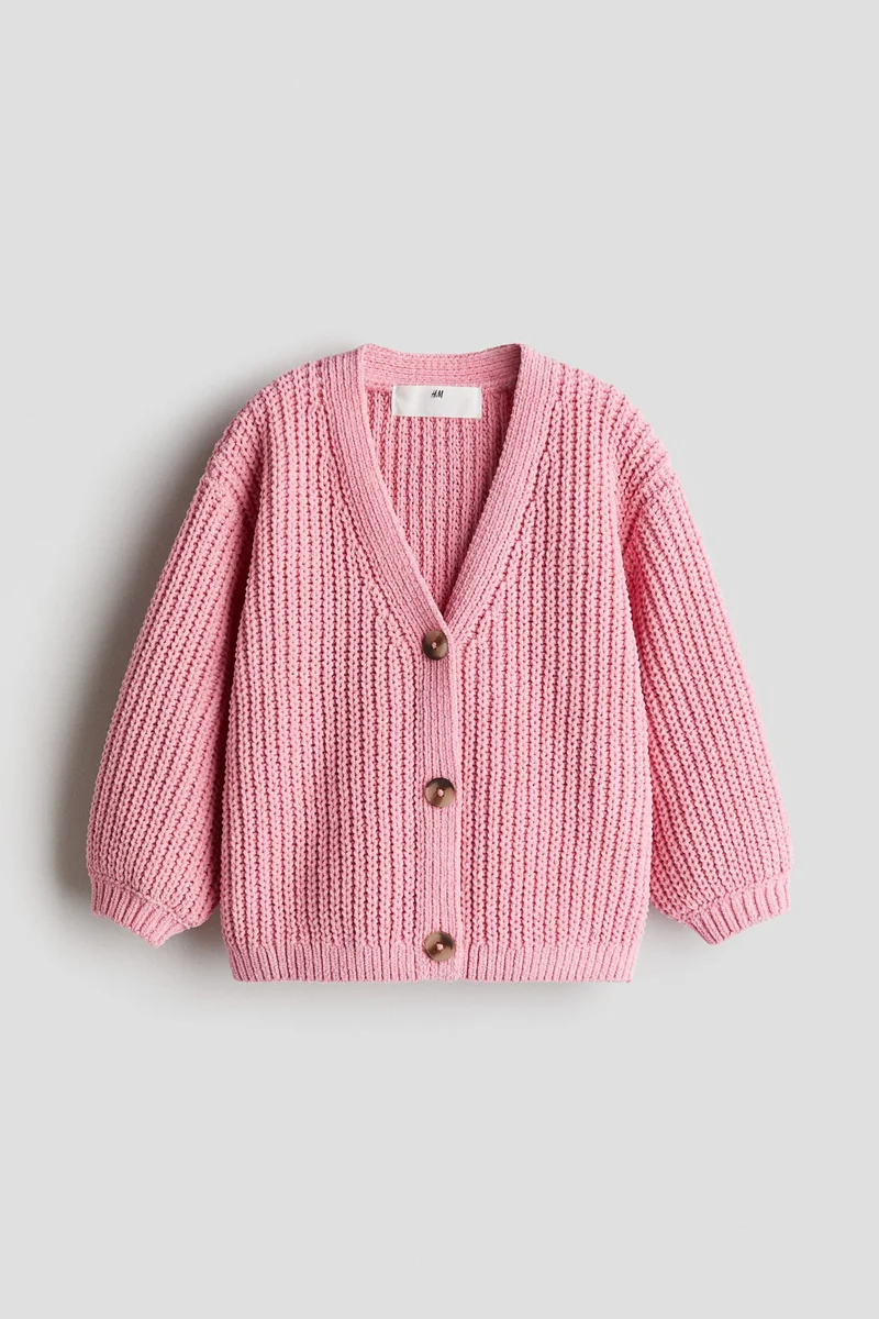H&M Chenille-knit cardigan