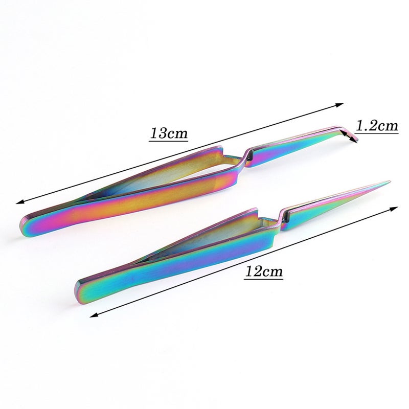 Acrylic Nail Shaping Tweezer Stainless Steel Extension Nail Shaping Clip X-Type Crystal Nail Tweezers Nail Art Rhinestones Nipper Nail Tools - Image 2
