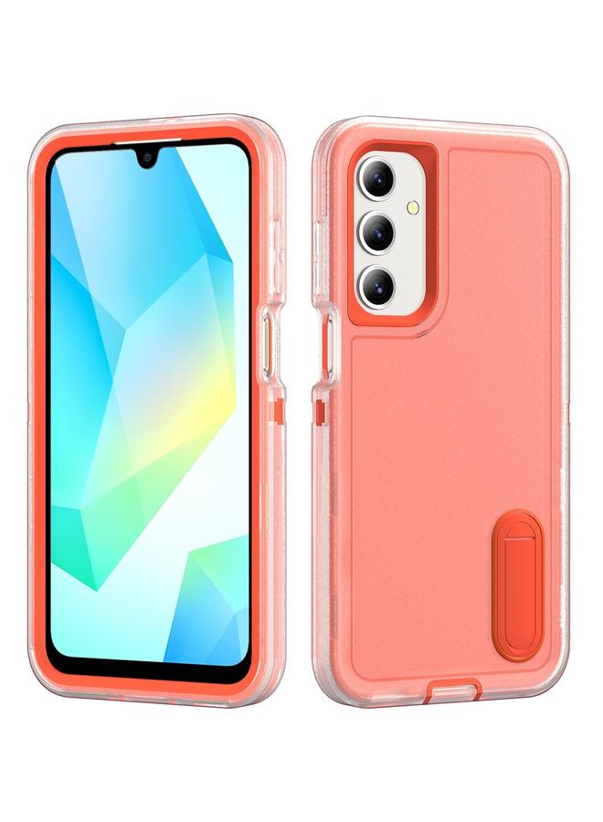 erorex Case For Samsung Galaxy A16 4G Rugged PC Hybrid Silicone Phone Case with Holder - Image 1