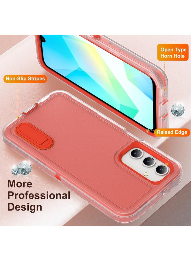 erorex Case For Samsung Galaxy A16 4G Rugged PC Hybrid Silicone Phone Case with Holder - Image 3