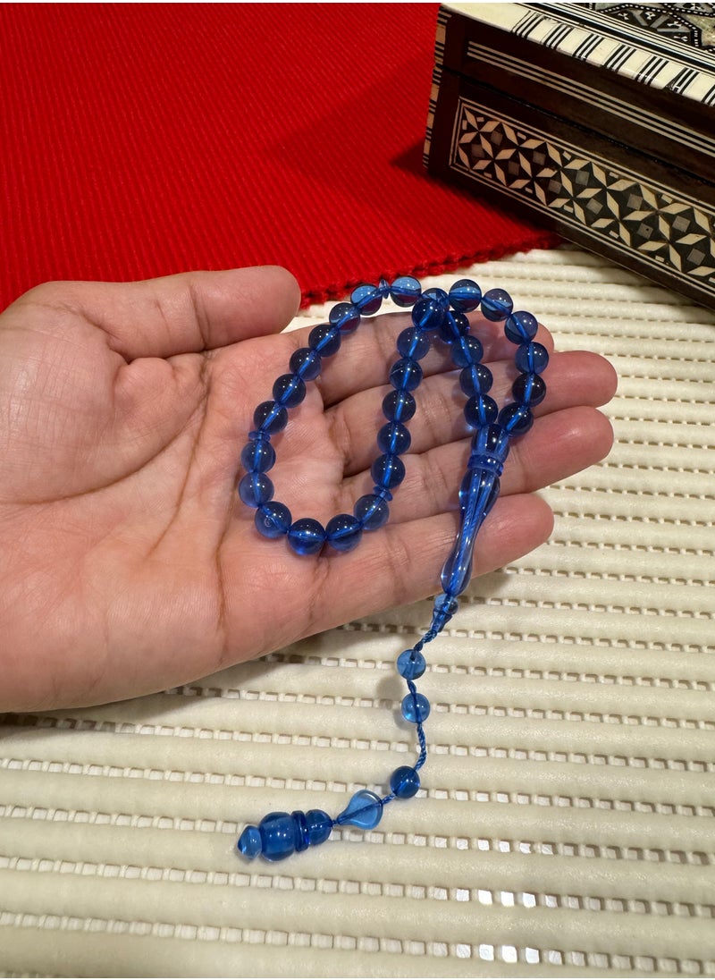 just naturals - Small Faturan Bakelite Prayer Beads For Men 33 Beads Size 8mm - Image 1