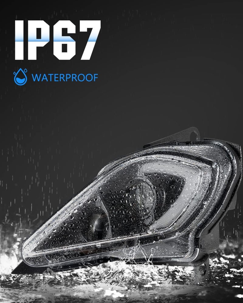 A & UTV PRO LED Headlights Assembly Kit for Yamaha YFZ 450, Raptor 250/350/700, Wolverine 350/450 - Image 4