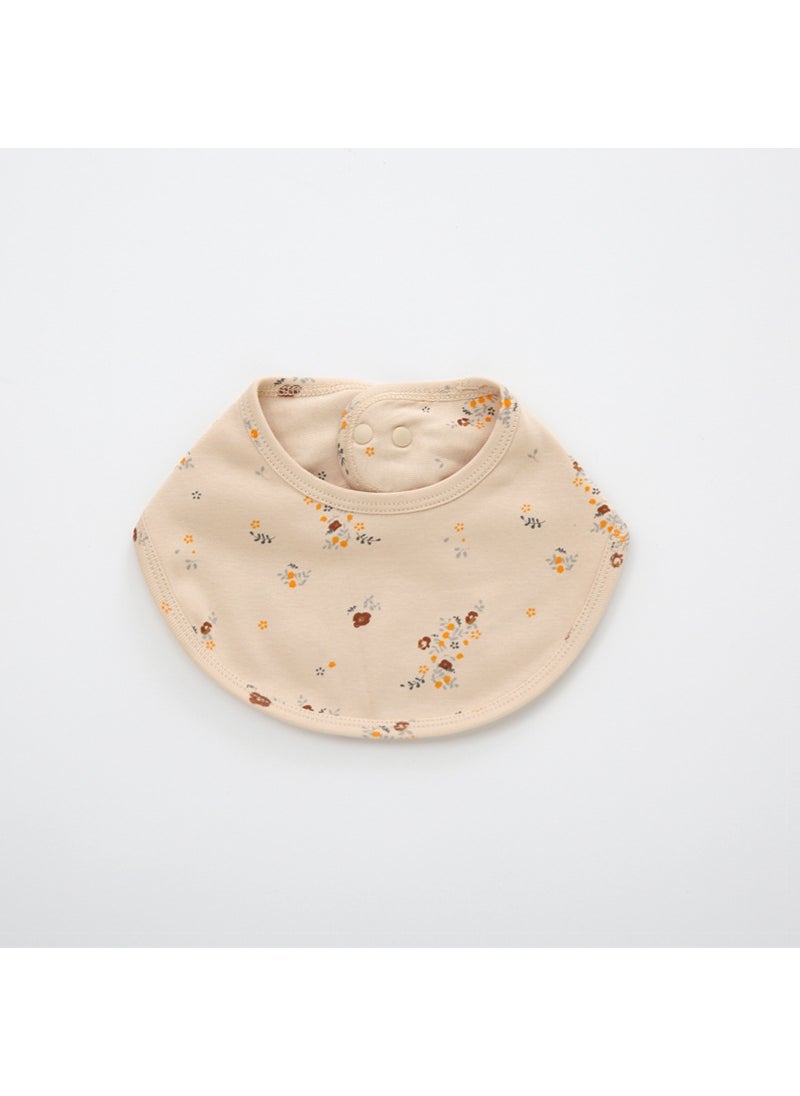 1 x 5 pcs 2024 Summer Baby Bibs Absorbent Unisex Newborn Small wild flower ~ bib towel 