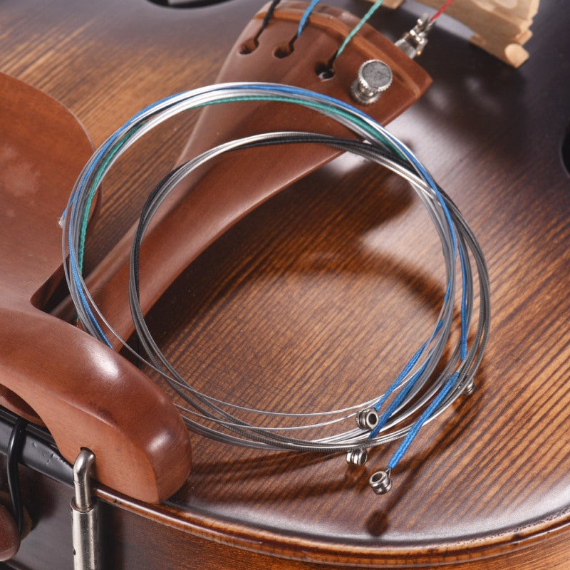 Universal Viola Strings: 4pcs Full Set With Ball Ends - High Quality Steel Core Alloy Winding Melodious Comfortable Durable Strings For Viola Lovers - Image 4