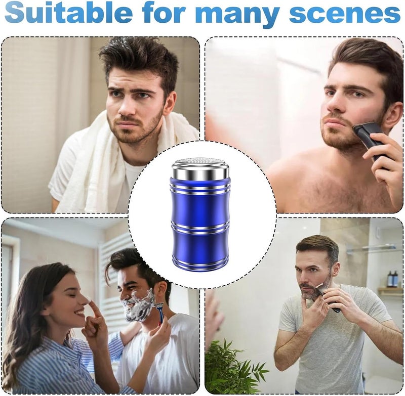 windforgecraft Travel Razor Electric | Pocket Size Facial Rechargeable Razor Wet and Dry Shaver - Men's Shaving Supplies Grooming Razor for Business Trips, Travel, and Camping Borato - Image 5