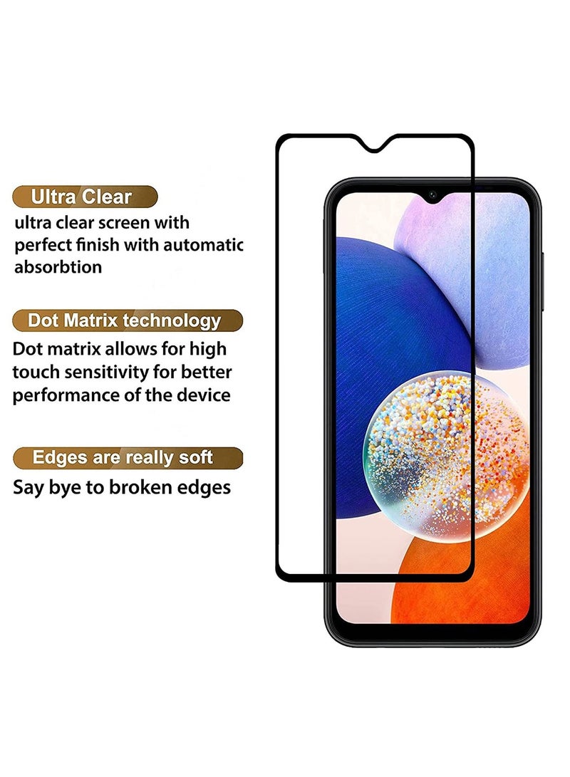 BORTONY Samsung Galaxy A14 Screen Protector 9D Tempered Glass 9H Hardness Bubble Free Case Friendly Screen Protector for Galaxy A14 5G (6.6 inch) - Image 5
