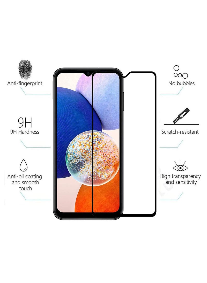BORTONY Samsung Galaxy A14 Screen Protector 9D Tempered Glass 9H Hardness Bubble Free Case Friendly Screen Protector for Galaxy A14 5G (6.6 inch) - Image 3