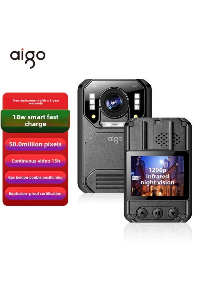 Generic Patriot Law Enforcement Recorder DSJ-T7 32/64/128G Portable 1296p HD Night Vision 15 Hours Endurance-Body Color:Dsj-t5 32g Tax Included  - Image 1