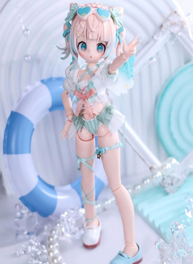 CALEMBOU BJD Blind Box, Sugar Girls Series 18cm Ball Jointed Doll, Cute Dress Up Doll with Joints, Collection Action Figure for Birthday Christmas - Image 4