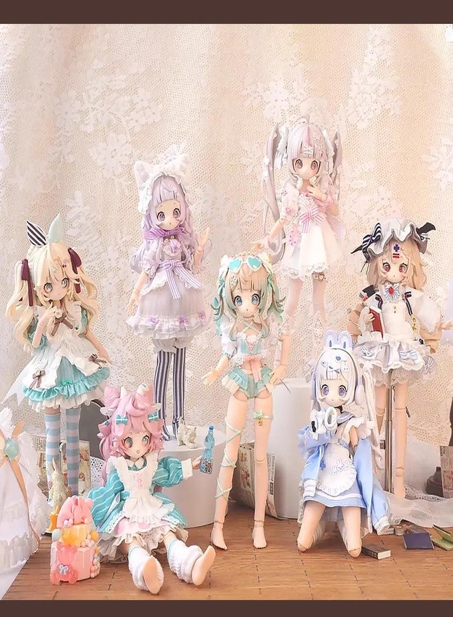 CALEMBOU BJD Blind Box, Sugar Girls Series 18cm Ball Jointed Doll, Cute Dress Up Doll with Joints, Collection Action Figure for Birthday Christmas - Image 2