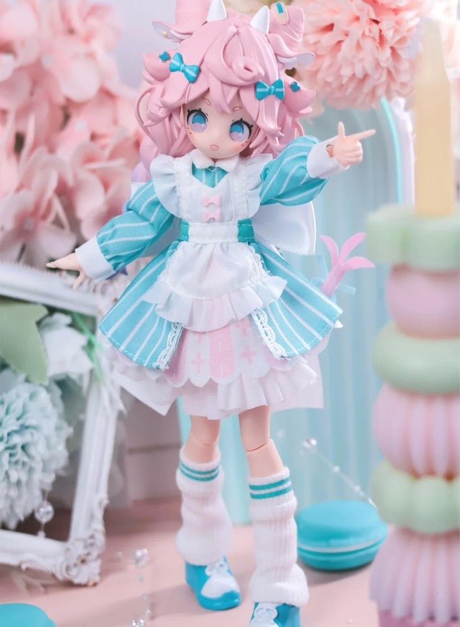 CALEMBOU BJD Blind Box, Sugar Girls Series 18cm Ball Jointed Doll, Cute Dress Up Doll with Joints, Collection Action Figure for Birthday Christmas - Image 5