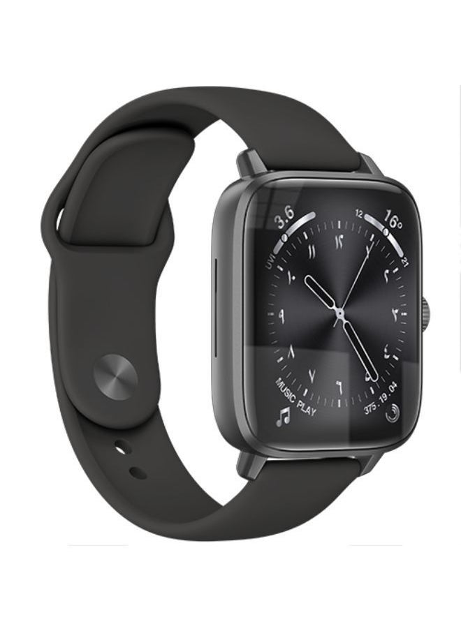 cardoo - Smart watch Egypt  touch screen CardoO watch for men Heart Rate waterproof Bluetooth Calls Smart  watch Support Arabic for Android and IOS (Black) - Image 1
