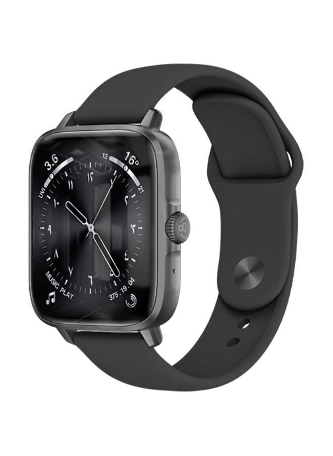 cardoo - Smart watch Egypt  touch screen CardoO watch for men Heart Rate waterproof Bluetooth Calls Smart  watch Support Arabic for Android and IOS (Black) - Image 1
