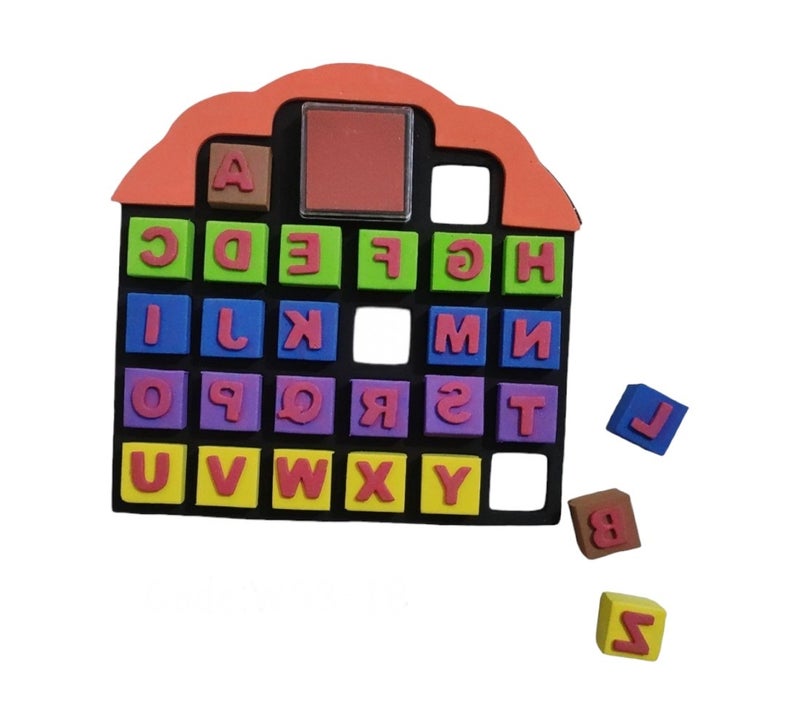 English Alphabet Letters Set, Multicolor - W53-18 - Image 1