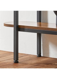AGD 3-Tier Multipurpose Console Table for Living Room, Office, Entryway, Sofa Table 110*25*86cm/Brown  - Image 4