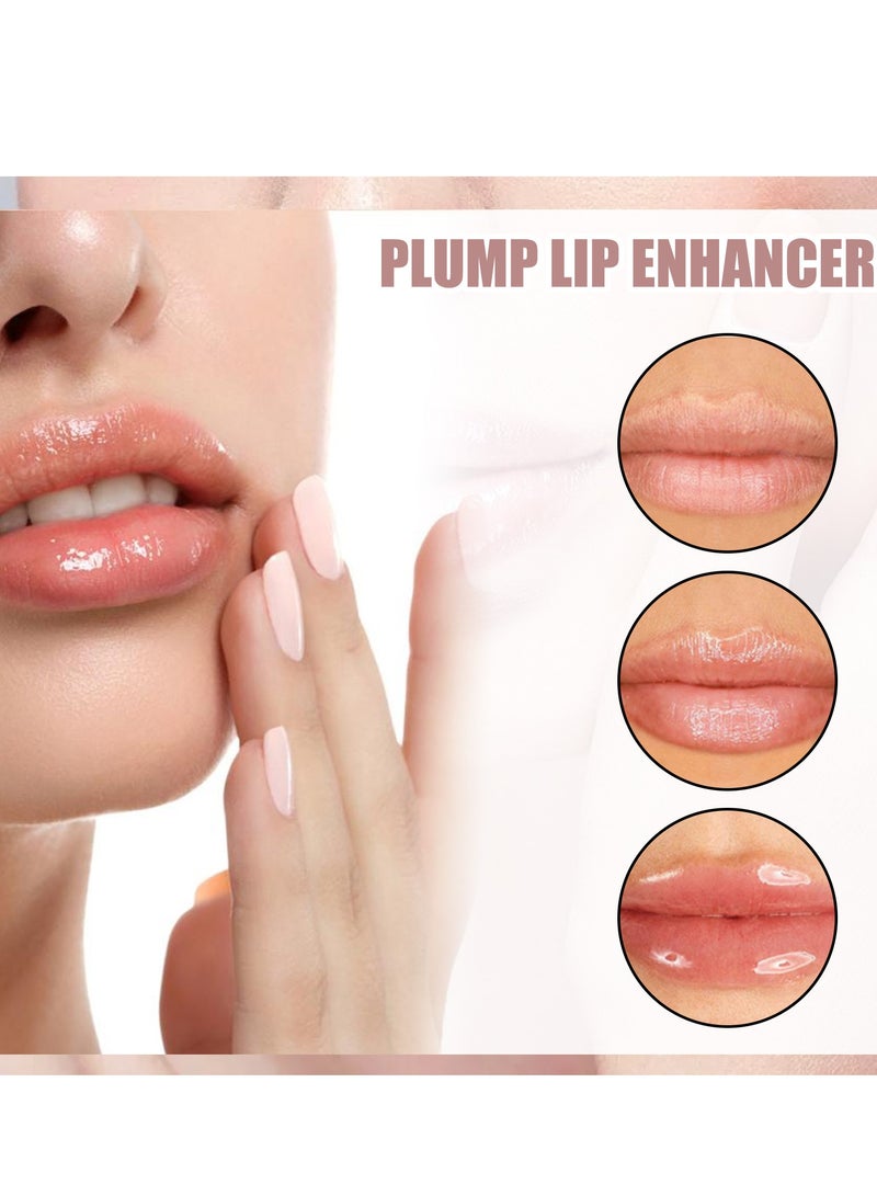 EELHOE Lip Plumper Set,Natural Lip Plumper and Lip Care Serum,Lip Mask,lip gloss,Lip Enhancer for Fuller,lip filler,To Create Plump Lips,Reduce Fine Lines and Moisturize,Increased Elasticity Lip (5.5ml*2) - Image 5
