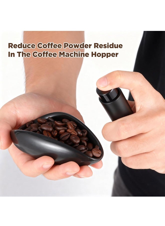 هومستر 3 جهاز كمبيوتر شخصي مجموعة السيراميك كوب جرعة حبوب القهوة و زجاجة رش حبوب الإسبريسو مع ملعقة هدية ذهبية مجموعة ملحقات بار القهوة وعاء جرعة إسبريسو جرعة واحدة مجموعة علبة القياس - Image 4