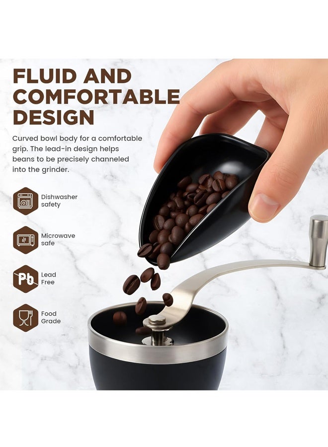 هومستر 3 جهاز كمبيوتر شخصي مجموعة السيراميك كوب جرعة حبوب القهوة و زجاجة رش حبوب الإسبريسو مع ملعقة هدية ذهبية مجموعة ملحقات بار القهوة وعاء جرعة إسبريسو جرعة واحدة مجموعة علبة القياس - Image 5