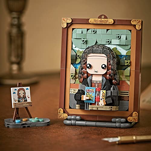 MEIEST Mini Building Blocks Cute 3D Painting Model SetSimulation Particle Stereograph Collection Construction Building Bricks ToyHome Decor14Mona Lisa - Image 5