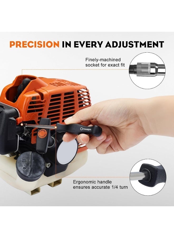 Hipa Pack-Of-12 Carburetor Adjustment Tool Ignition Coil Spark Tester For 2-Cycle Small Engine String Trimmer Weedeater Chainsaw - Image 3