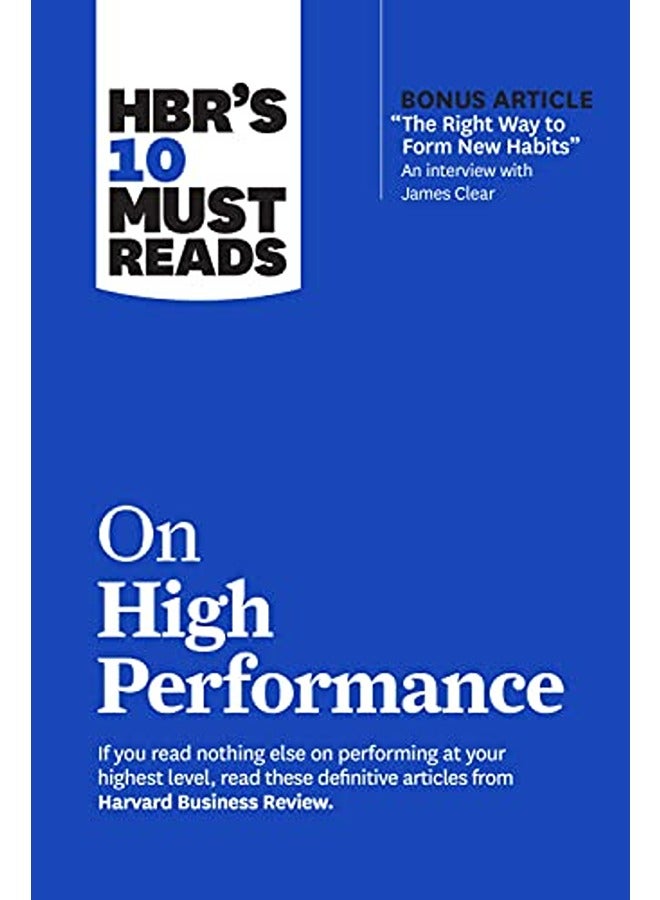 HBRS 10 MUST READS ON HIGH PERFORMANCE 