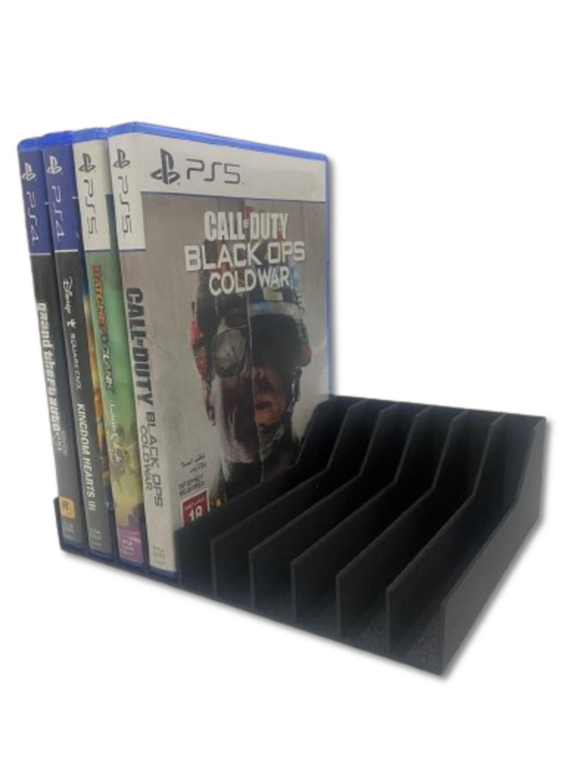 3D Brothers Game Disc Organizer with 10 Disc Capacity - Compatible with PlayStation and Xbox Games, Featuring Modern Design and Comprehensive Protection - Image 1