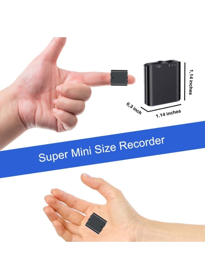 سمارتكس مسجل صوت صغير بمغناطيس | مسجل صوت قابل لإعادة الشحن عبر USB بسعة 8 جيجابايت | تفعيل صوتي | صوت نقي للاجتماعات والمقابلات والمحاضرات والدروس والملاحظات  - Image 4