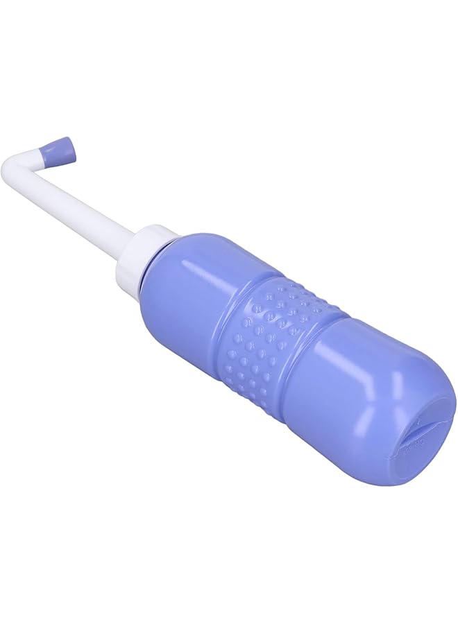 The Bros Premium Portable Shattaf Bidet, Portable Bidet, 650 ml Portable Bidet with Retractable Nozzle, Postpartum Care, Travel shattaf, peri bottle (Purple, 650ML) - Image 1