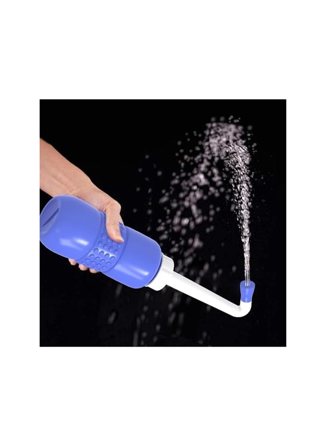 The Bros Premium Portable Shattaf Bidet, Portable Bidet, 650 ml Portable Bidet with Retractable Nozzle, Postpartum Care, Travel shattaf, peri bottle (Purple, 650ML) - Image 5