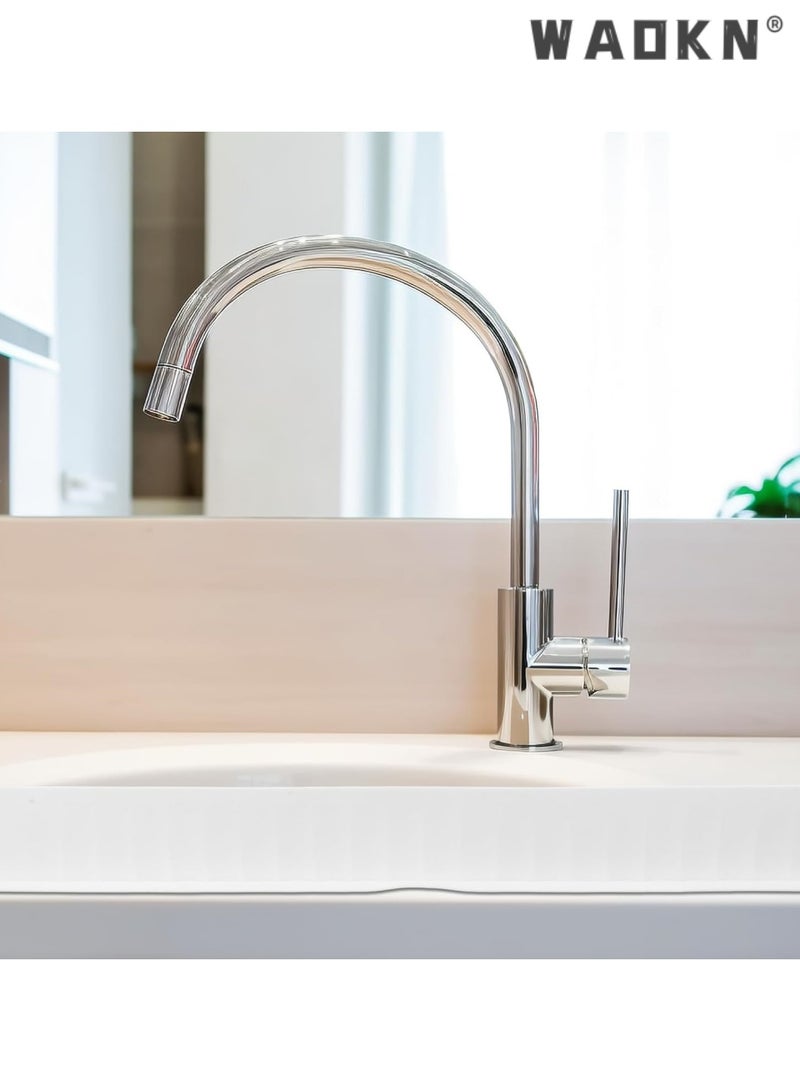 دبليو أيه أو كي أن واقي حوض المطبخ القابل للإزالة من السيليكون، واقي حوض المطبخ القابل للإزالة، واقي حوض المطبخ للمطاعم والحمامات، يبقى آمنًا مع أكواب الشفط - Image 4