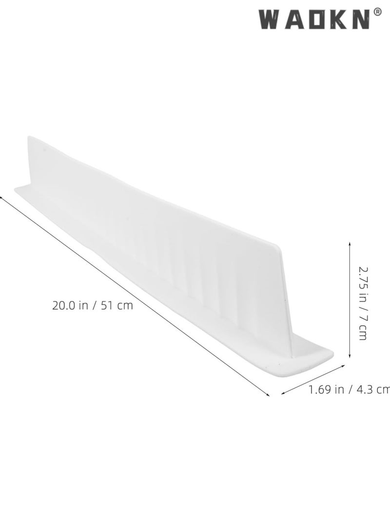 دبليو أيه أو كي أن واقي حوض المطبخ القابل للإزالة من السيليكون، واقي حوض المطبخ القابل للإزالة، واقي حوض المطبخ للمطاعم والحمامات، يبقى آمنًا مع أكواب الشفط - Image 2